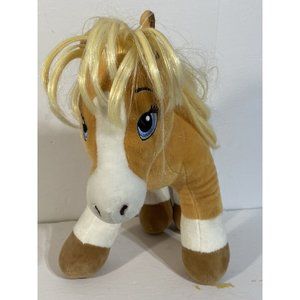 Build A Bear BAB Palomino Plush Pony Horse & Hearts Riding Club Stuffed Animal